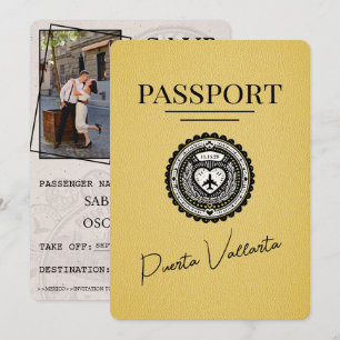 Reserva La Fecha Pasaporte amarillo Puerta Vallarta Salven la fecha