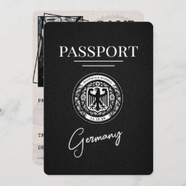 Reserva La Fecha Pasaporte de Alemania Negra Salve La Fecha