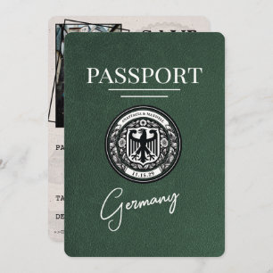 Reserva La Fecha Pasaporte de Alemania Verde Salve La Fecha