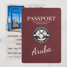 Reserva La Fecha Pasaporte de Borgoña Aruba Salven La Fecha