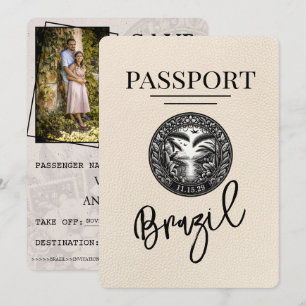 Reserva La Fecha Pasaporte de Costa de Marfil Brasil Salven la fech