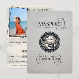 Reserva La Fecha Pasaporte de Costa Rica Blanca