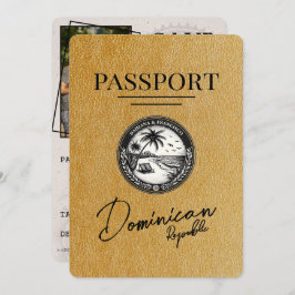 Reserva La Fecha Pasaporte de la República Dominicana Gold