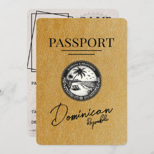 Reserva La Fecha Pasaporte de la República Dominicana Gold