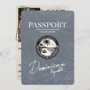 Reserva La Fecha Pasaporte de República Dominicana Plateada Salven 