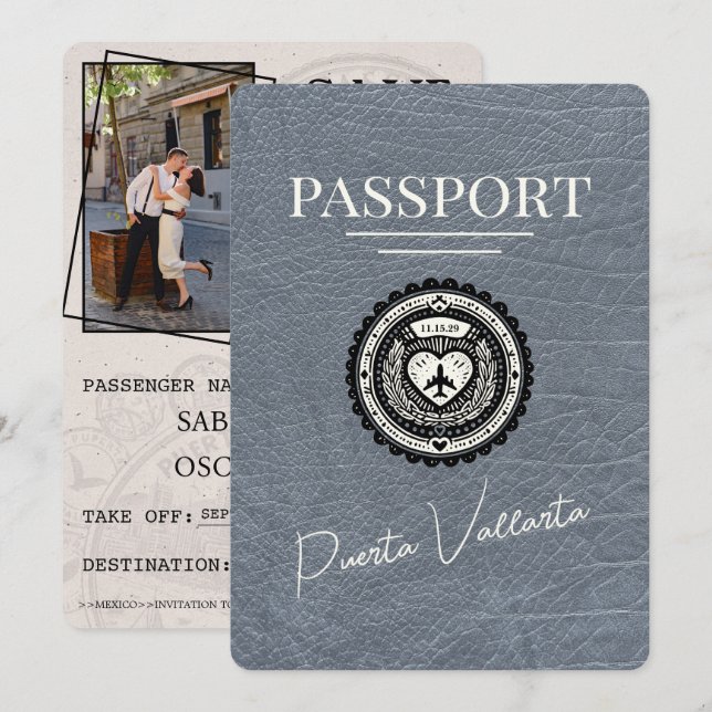 Reserva La Fecha Pasaporte de Silver Puerta Vallarta (Anverso / Reverso)