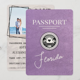 Reserva La Fecha Pasaporte Lavender Purple Florida Ahorra La Fecha