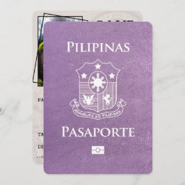 Reserva La Fecha Pasaporte Lavender Purple Philippines Save the Dat