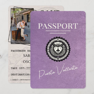 Reserva La Fecha Pasaporte Lavender Purple Puerta Vallarta