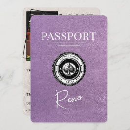 Reserva La Fecha Pasaporte Lavender Purple Reno Salve La Fecha
