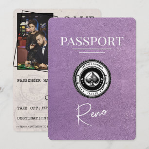 Reserva La Fecha Pasaporte Lavender Purple Reno Salve La Fecha