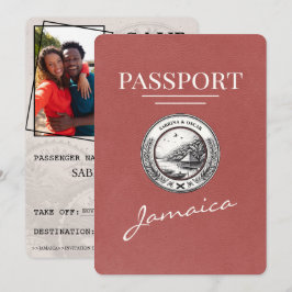 Reserva La Fecha Pasaporte ligero de Borgoña Jamaica salva la fecha