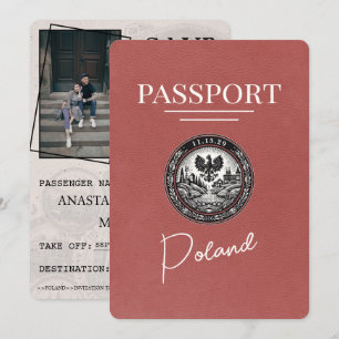 Reserva La Fecha Pasaporte ligero de Borgoña Polonia Salven la fech