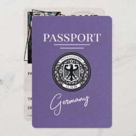 Reserva La Fecha Pasaporte Lilac Purple Germany Ahorra La Fecha