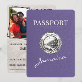 Reserva La Fecha Pasaporte Lilac Purple Jamaica Salve La Fecha