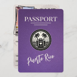 Reserva La Fecha Pasaporte morado de Puerto Rico