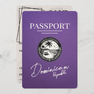 Reserva La Fecha Pasaporte morado de República Dominicana Salva la 