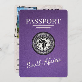 Reserva La Fecha Pasaporte morado de Sudáfrica