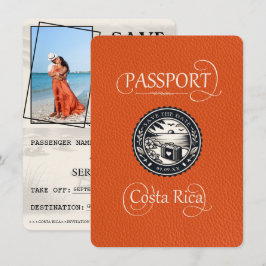 Reserva La Fecha Pasaporte naranja Costa Rica