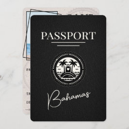 Reserva La Fecha Pasaporte negro de Bahamas salva la fecha