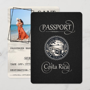 Reserva La Fecha Pasaporte negro de Costa Rica
