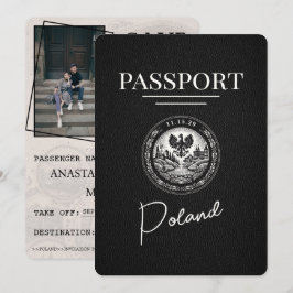 Reserva La Fecha Pasaporte negro de Polonia salva la fecha