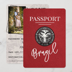 Reserva La Fecha Pasaporte Rojo Brasil Salven La Fecha