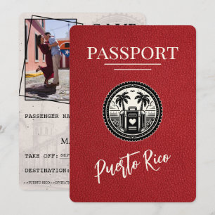 Reserva La Fecha Pasaporte rojo de Puerto Rico