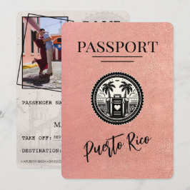 Reserva La Fecha Pasaporte Rosa de oro de Puerto Rico
