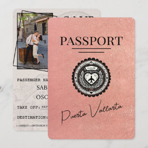 Reserva La Fecha Pasaporte Rosa Gold Puerta Vallarta Guardar la fec