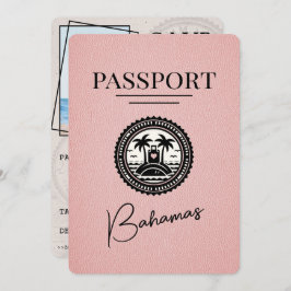 Reserva La Fecha Pasaporte Rosado De Bahamas Salven La Fecha
