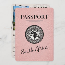 Reserva La Fecha Pasaporte rosado de Sudáfrica