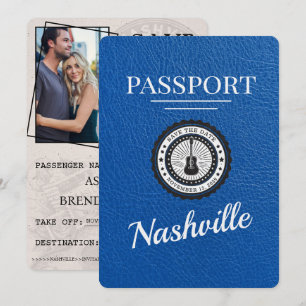 Reserva La Fecha Pasaporte Royal Blue Nashville Salve La Fecha