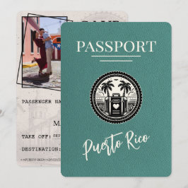 Reserva La Fecha Pasaporte turquesa de Puerto Rico