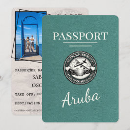 Reserva La Fecha Pasaporte Turquoise Aruba Guardar la fecha