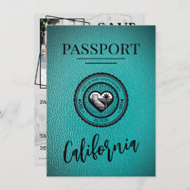 Reserva La Fecha Pasaporte verde azulado de California Ahorra La Fe