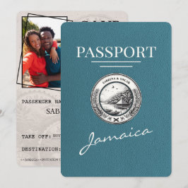 Reserva La Fecha Pasaporte verde azulado de Jamaica Salve La Fecha