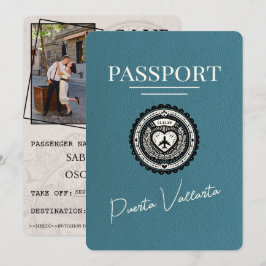Reserva La Fecha Pasaporte verde azulado de Puerta Vallarta