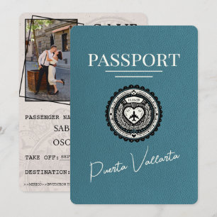 Reserva La Fecha Pasaporte verde azulado de Puerta Vallarta