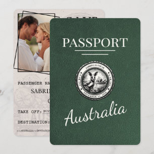 Reserva La Fecha Pasaporte verde de Australia salva la fecha
