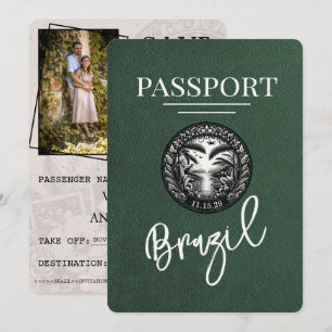 Reserva La Fecha Pasaporte verde de Brasil Salven la fecha