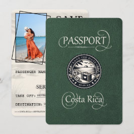 Reserva La Fecha Pasaporte verde de Costa Rica