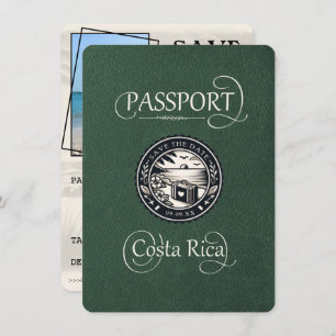Reserva La Fecha Pasaporte verde de Costa Rica