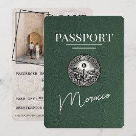 Reserva La Fecha Pasaporte verde de Marruecos Salven la fecha