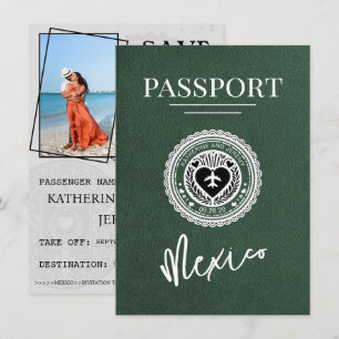 Reserva La Fecha Pasaporte verde de México salva la fecha
