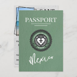 Reserva La Fecha Pasaporte verde de México salva la fecha