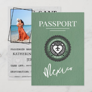 Reserva La Fecha Pasaporte verde de México salva la fecha