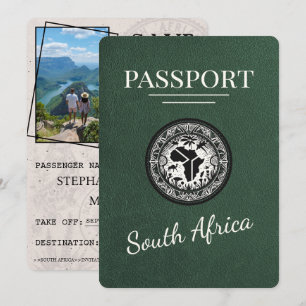 Reserva La Fecha Pasaporte verde de Sudáfrica