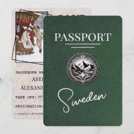 Reserva La Fecha Pasaporte verde de Suecia Salva la fecha