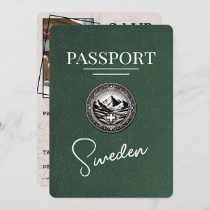 Reserva La Fecha Pasaporte verde de Suecia Salva la fecha